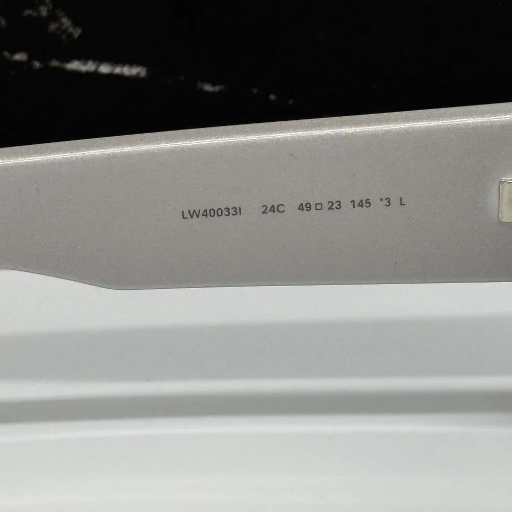 NEW LOEWE SILVER UNISEX SUNGLASSES LOEWE LW40033I 24C